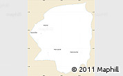 Classic Style Simple Map of Varin, single color outside