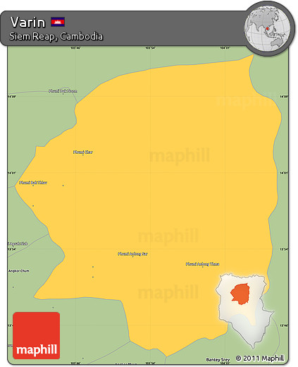 Savanna Style Simple Map of Varin