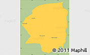 Savanna Style Simple Map of Varin, single color outside