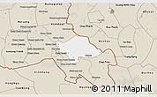 Classic Style 3D Map of Svay Teap
