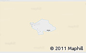 Classic Style 3D Map of Svay Teap, single color outside