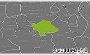 Physical 3D Map of Svay Teap, desaturated