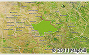 Physical 3D Map of Svay Teap, satellite outside