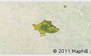 Satellite 3D Map of Svay Teap, lighten