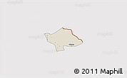Shaded Relief 3D Map of Svay Teap, cropped outside