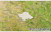 Shaded Relief 3D Map of Svay Teap, satellite outside
