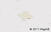 Shaded Relief 3D Map of Svay Teap, single color outside