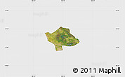 Satellite Map of Svay Teap, single color outside