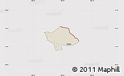 Shaded Relief Map of Svay Teap, cropped outside