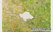 Shaded Relief Map of Svay Teap, satellite outside