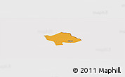 Political Panoramic Map of Svay Teap, cropped outside