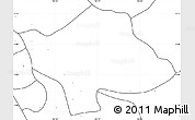 Blank Simple Map of Svay Teap, no labels