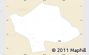 Classic Style Simple Map of Svay Teap, single color outside