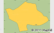 Savanna Style Simple Map of Svay Teap, cropped outside