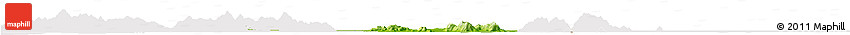 Physical Horizon Map of Takeo, cropped outside