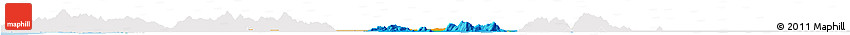 Political Horizon Map of Takeo, single color outside