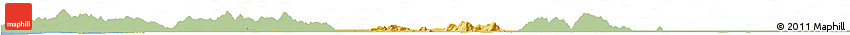 Savanna Style Horizon Map of Takeo, single color outside