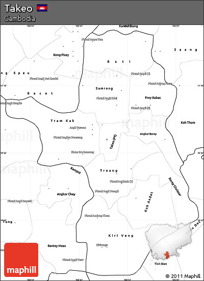 Blank Simple Map of Takeo