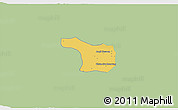 Savanna Style 3D Map of Tram Kak, single color outside