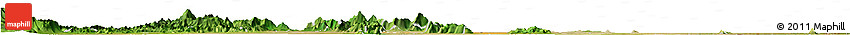 Political Horizon Map of Tram Kak, satellite outside