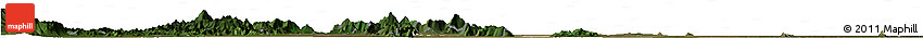 Satellite Horizon Map of Tram Kak, darken