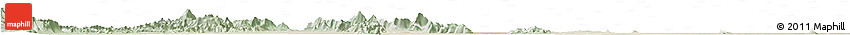 Satellite Horizon Map of Tram Kak, lighten