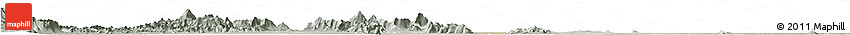 Satellite Horizon Map of Tram Kak, lighten, semi-desaturated