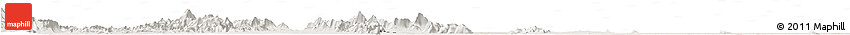 Shaded Relief Horizon Map of Tram Kak, lighten