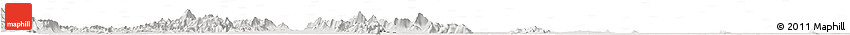 Shaded Relief Horizon Map of Tram Kak, lighten, semi-desaturated