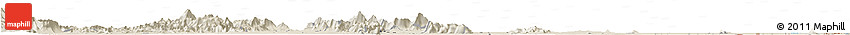 Shaded Relief Horizon Map of Tram Kak