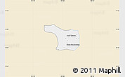 Classic Style Map of Tram Kak, single color outside