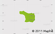 Physical Map of Tram Kak, cropped outside