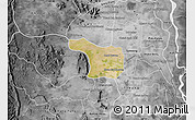 Satellite Map of Tram Kak, desaturated
