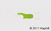 Physical Panoramic Map of Tram Kak, cropped outside