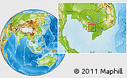 Physical Location Map of Treang