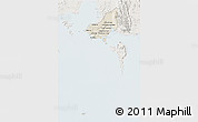 Shaded Relief 3D Map of Tonle Sap, lighten