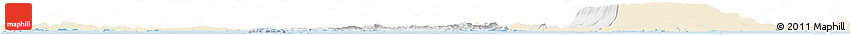 Classic Style Horizon Map of Tonle Sap, single color outside