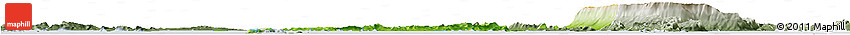 Physical Horizon Map of Tonle Sap, semi-desaturated
