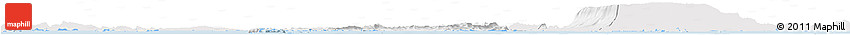 Silver Style Horizon Map of Tonle Sap, single color outside