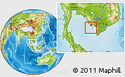 Physical Location Map of Tonle Sap