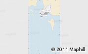 Classic Style Map of Tonle Sap, single color outside