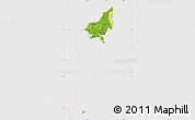 Physical Map of Tonle Sap, cropped outside