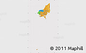 Political Map of Tonle Sap, cropped outside