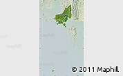 Satellite Map of Tonle Sap, lighten