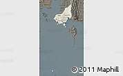 Shaded Relief Map of Tonle Sap, darken