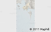 Shaded Relief Map of Tonle Sap, semi-desaturated