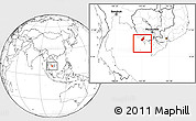 Blank Location Map of Prey Noup
