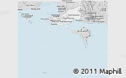 Silver Style Panoramic Map of Prey Noup