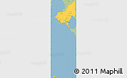 Savanna Style Simple Map of Tonle Sap