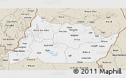 Classic Style 3D Map of Adamoua
